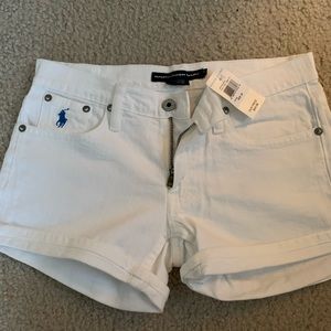 Ralph Lauren white shorts! Never worn tags